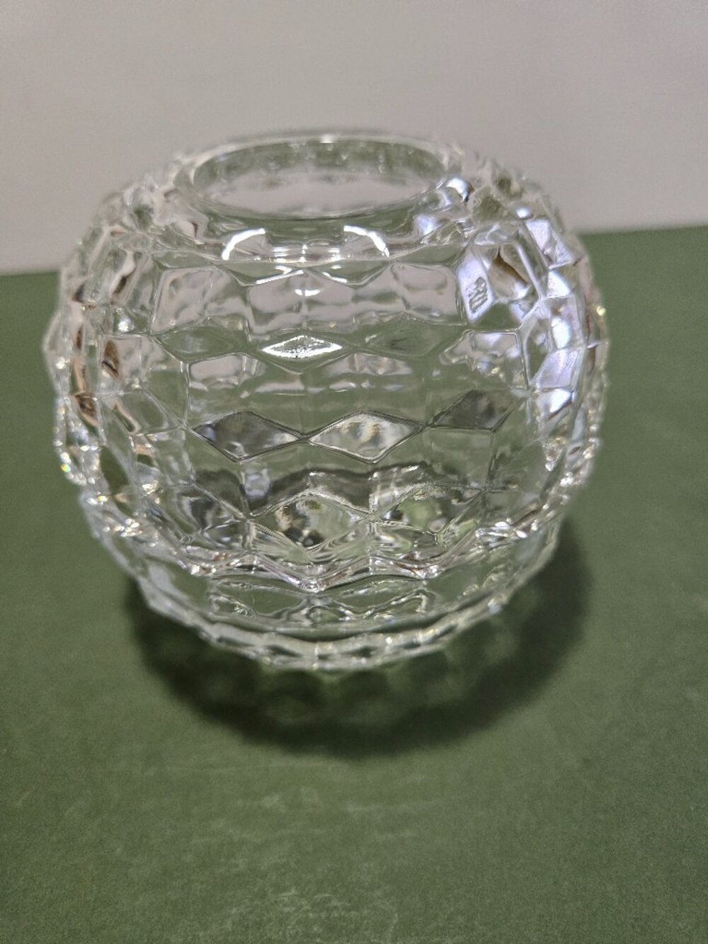 Vintage Homeco Indiana Glass Fairy Lamp